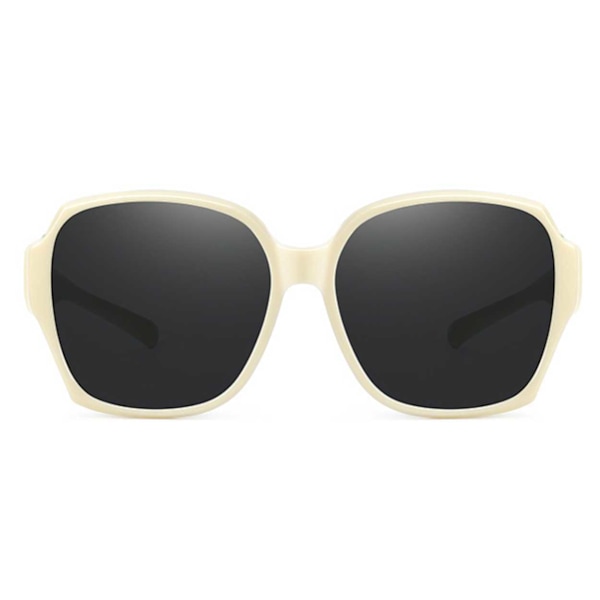 Polariserade Suncovers Solglasögon Över Glasögon Vit/Beige vit