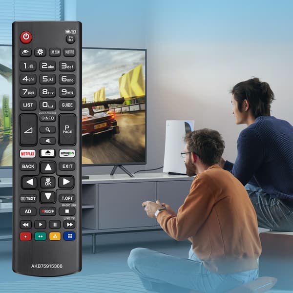 Fjernkontroll til LG Smart-TV – AKB75095308 universell erstatningsfjernkontroll | Passer for alle LG-TV-er