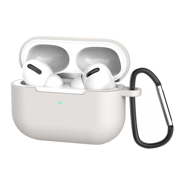 Grå eple AirPods Pro Case Shock -Sikre beskyttelsesveske silikon grå