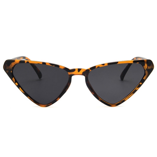 Brun leopard solbriller brunt glas brun