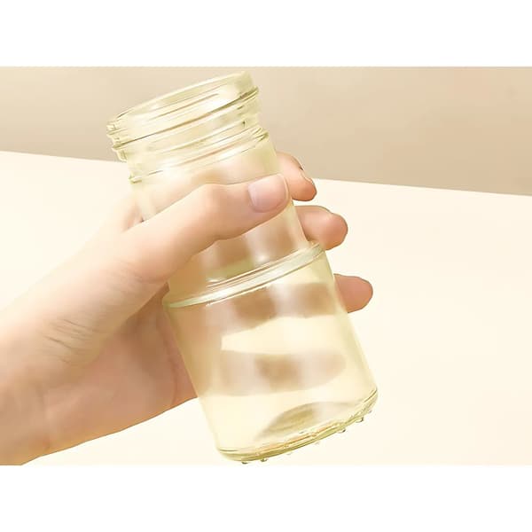 Oljesprayflaske for olivenolje og eddik 210 ml glassgrå