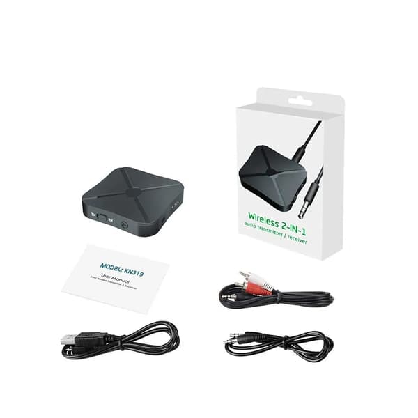 Bluetooth-adapter Sendermottaker 2-i-1