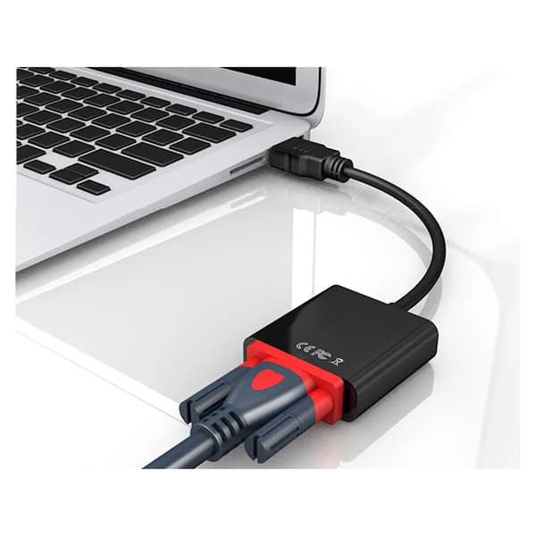 HDMI till VGA Adapter Svart Svart