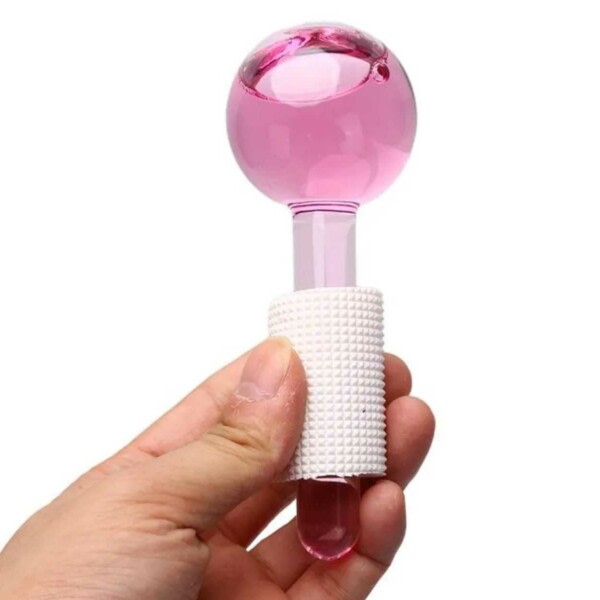 Ice Globes Beauty Tools Cooling Facial Roll pink