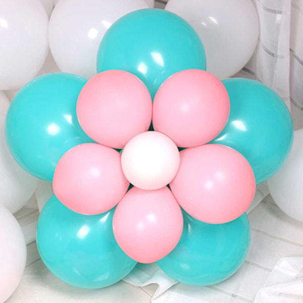 Ballongblomma 10-pack - Ballonghållare för Dekoration transparent