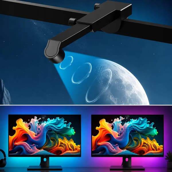 Ambient LED Strip for TV og skjerm 45-60 tommer Smart bakgrunnsbelysning
