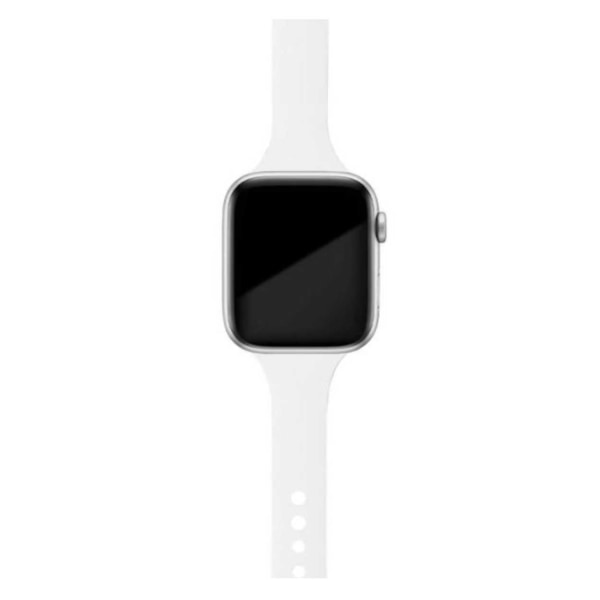 Small Apple Watch silikonarmbånd 38/40/41 hvitt hvit