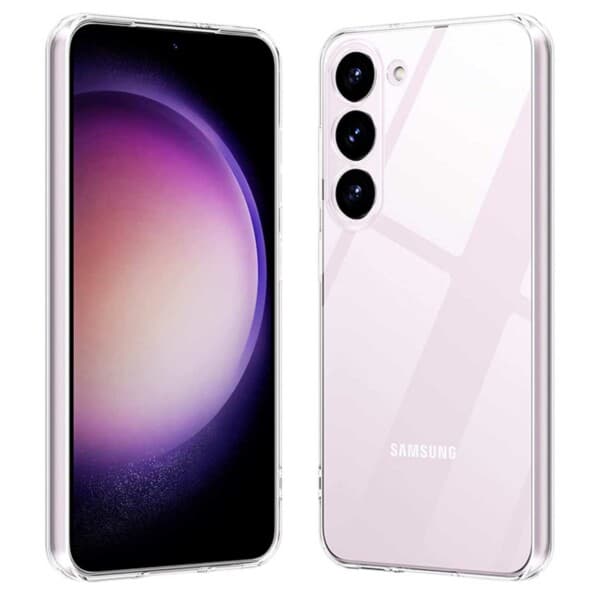 Galaxy S23 plus läpinäkyvä kuori ohut läpinäkyvä läpinäkyvä