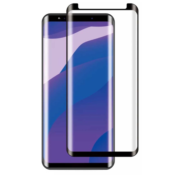 Samsung Galaxy S8 Plus Skärmskydd Härdat Glas 9H 3D svart