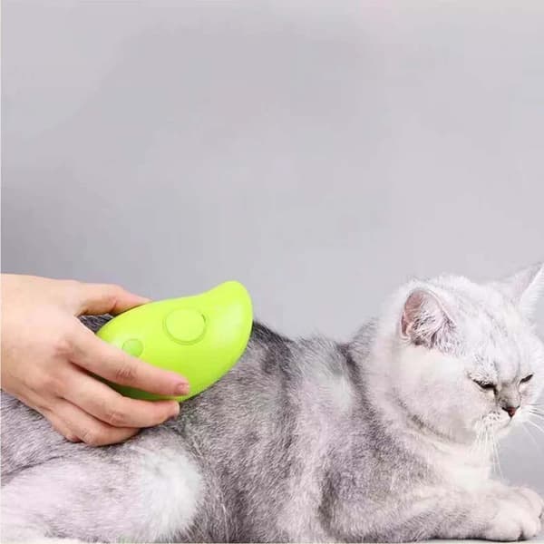 Katt- og hundebørste med damp - massasje børste for dyr
