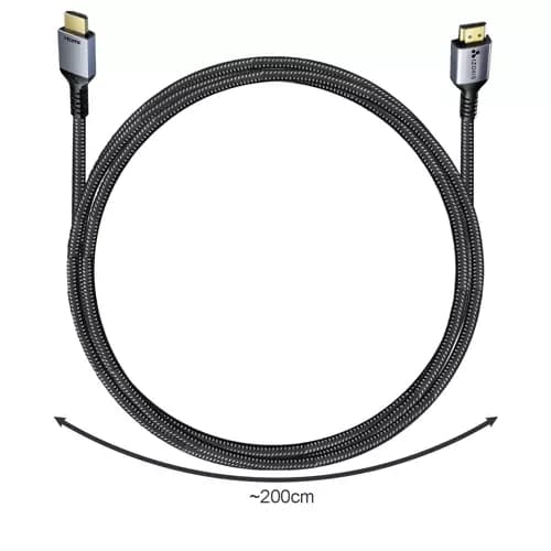 Forgyldt 8K UHD 60Hz 48Gbps HDMI-kabel 2m