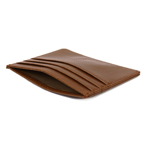 Tunn Korthållare för Kreditkort Plånbok (Kreditkortshållare) brun