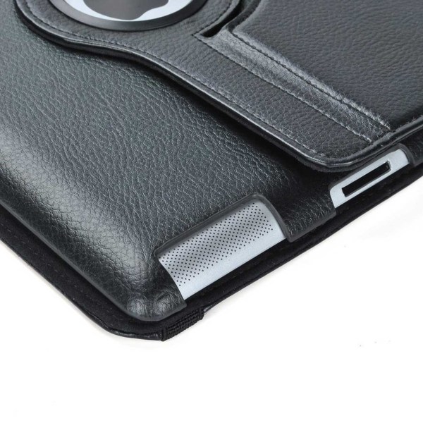iPad 5/6 9,7" 360° Smart Skal Fodral Case PU-Läder Svart svart