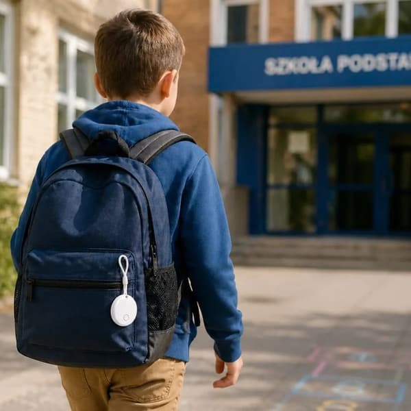 Bluetooth Tracker för Nycklar & Väskor – Smart Spårsändare Kompatibel med iOS Vit