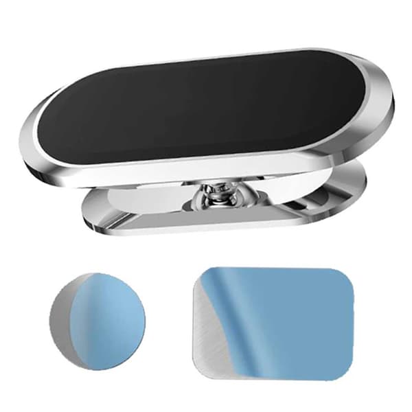 Universell 360 Roterbar Mobilhållare med Magnet Silver silver