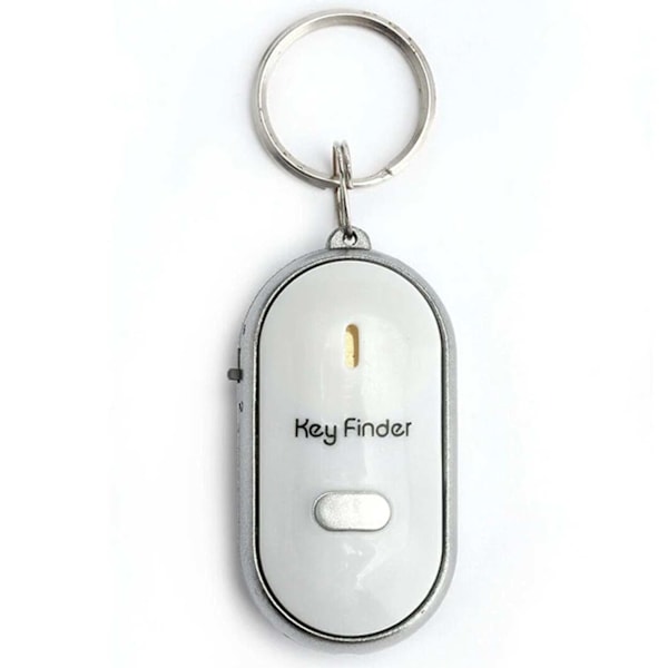 Key Finder Key Finder med fløytefunksjon Hvit hvit