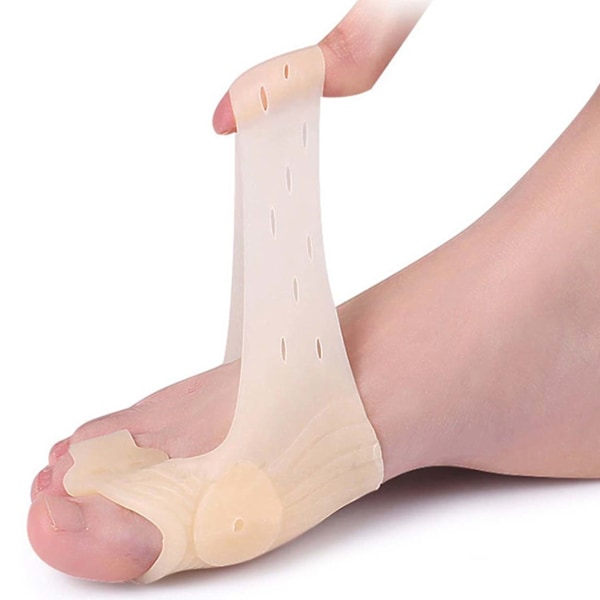 2 Pack Hallux Valgus Toe Separator Gel beige
