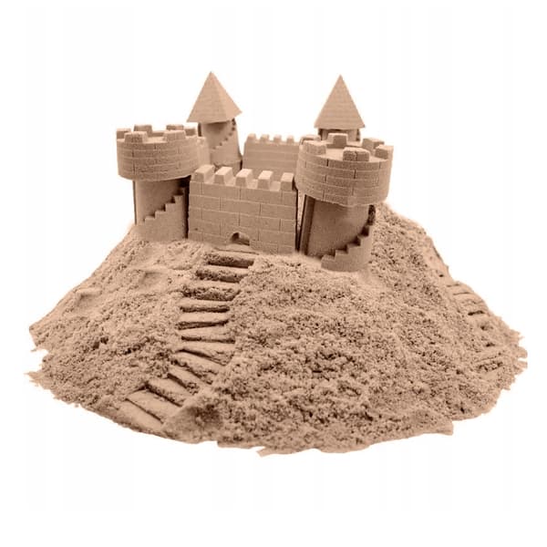 Kinetisk Sand 3 kg sæt – 18 forme & oppustelig sandkasse