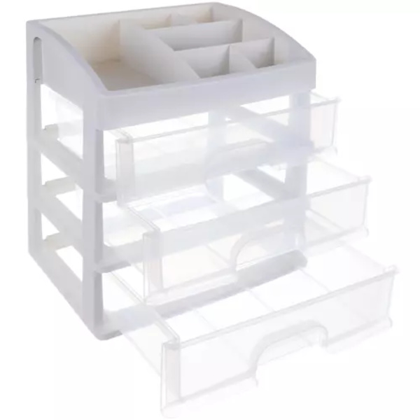 Makeup Organizer | Arrangør for sminke og kosmetikk hvit