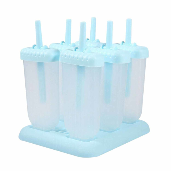 6-pack Glassform - Gör Egna Glasspinnar Hemma - Nyttig Glass blå