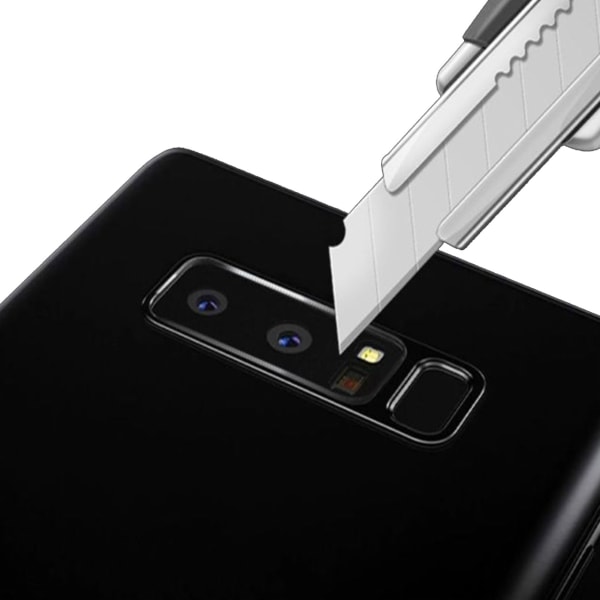 2-Pack Galaxy Note 9 Suojaus kamera Linse Protection Cameral Line läpinäkyvä