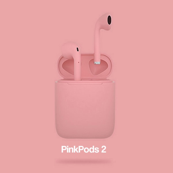 inPods PinkPods Rosa TWS Helt Trådlösa 5.0 In-Ear Hörlurar rosa
