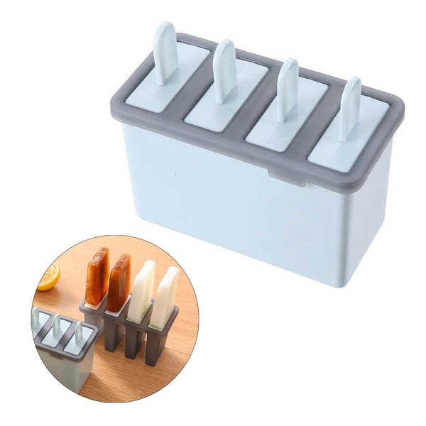 4-pack glasform - Lav egne ispinde hjemme - nyttig is beige