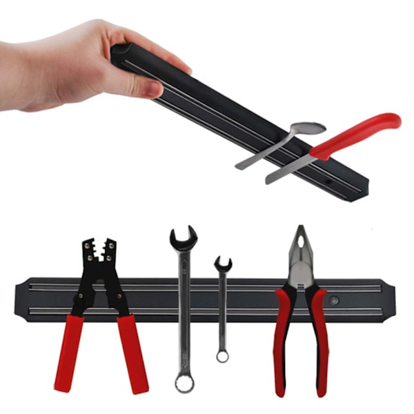 Magnetlist for kniver 32,5 cm svart