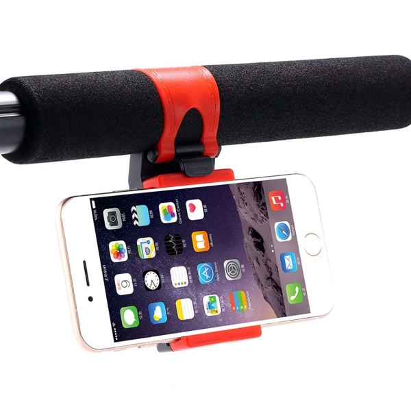 Universal Mobile Holder til Car Ratt Cykel Motorcykel Moped Styre sort