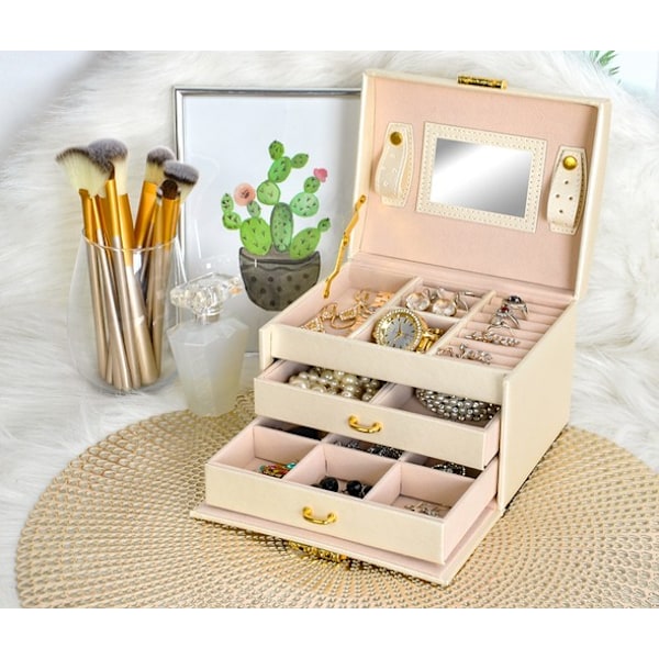 Elegant Smyckeskrin Beige beige