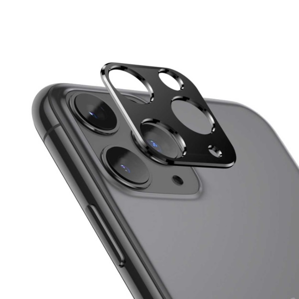iPhone 12 Pro Max Line Charge Protection for Camera Lins Black svart