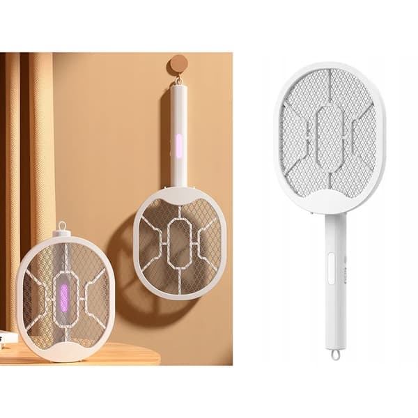 Elektrisk Flugdödare & Myggracket USB – UV-Lampa & Fällbar Design