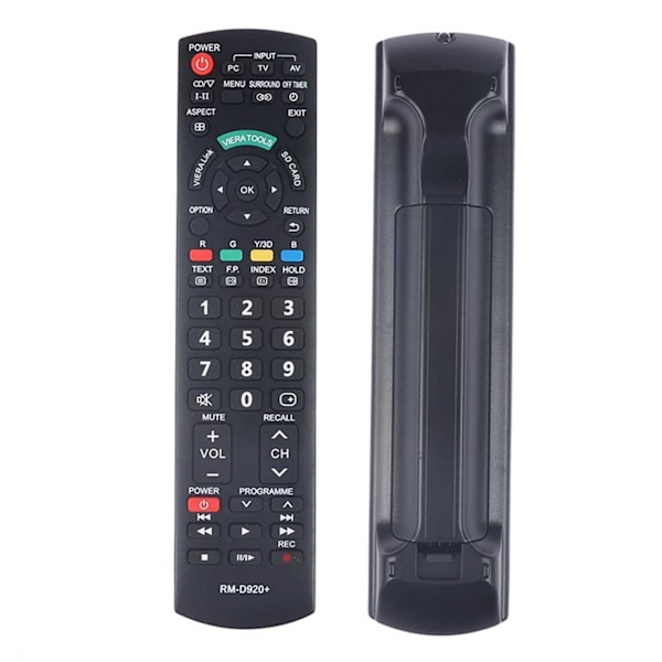 Fjernkontroll Panasonic TV RM -D920+ - Universal erstatningssjekk svart