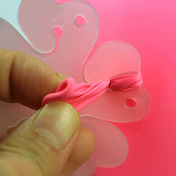 Ballon Flower 10-Pack - Balloon Holder til dekoration gennemsigtig