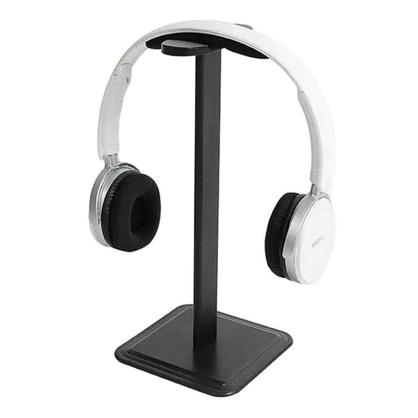 Sort Hovedtelefon Stativ Hovedtelefon Stativ Headset Stand Set til hovedtelefoner sort