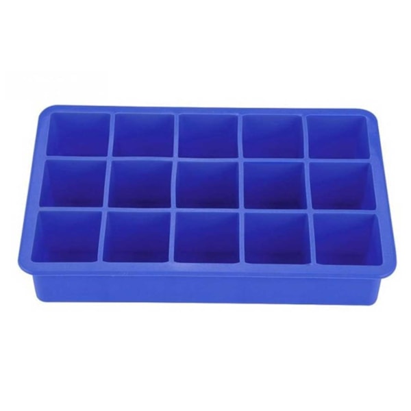 Silikone ISFORM for firkantede isbiter Ice Cubes blå