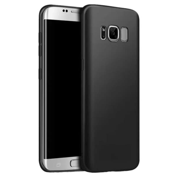 Tunt Galaxy S8 Skal Silikon Svart svart