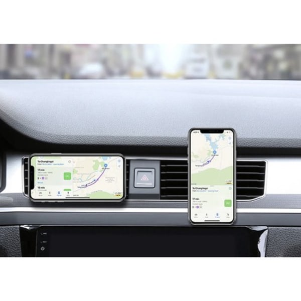 Magnetisk mobiltelefonholder for bilventilasjonsgitter