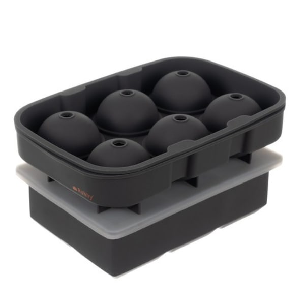2-Pack stablebare silikonformer for iskuler og isbiter XXL store isbiter
