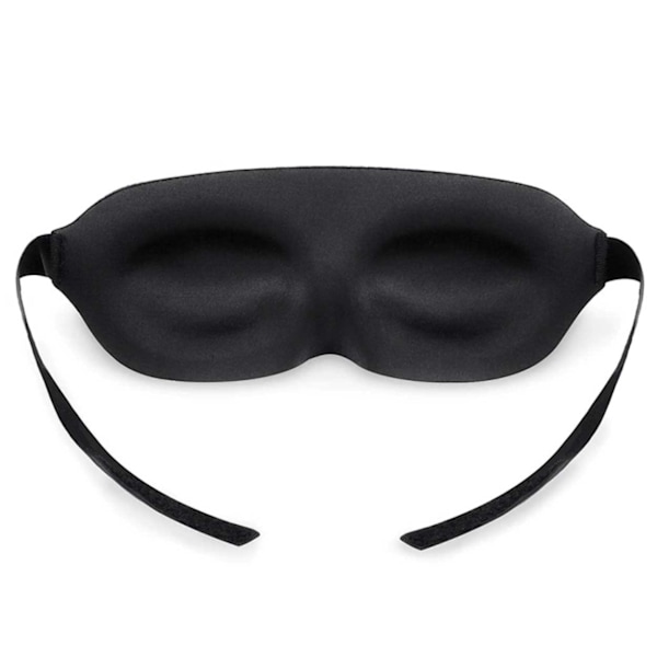 3-pack Sovmask Skön 3D Foam Ögonmask för Flyg Resor svart one size
