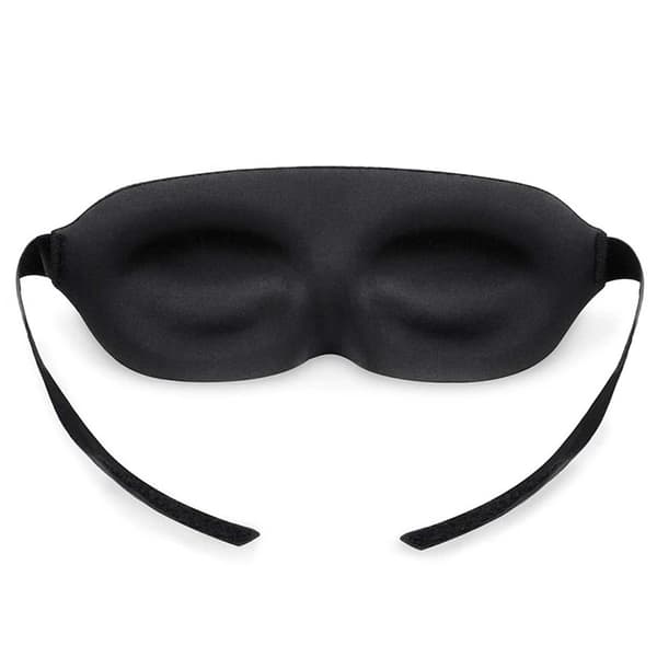 3-pack søvnmaske fin 3d skum øyemaske for flyreiser svart one size