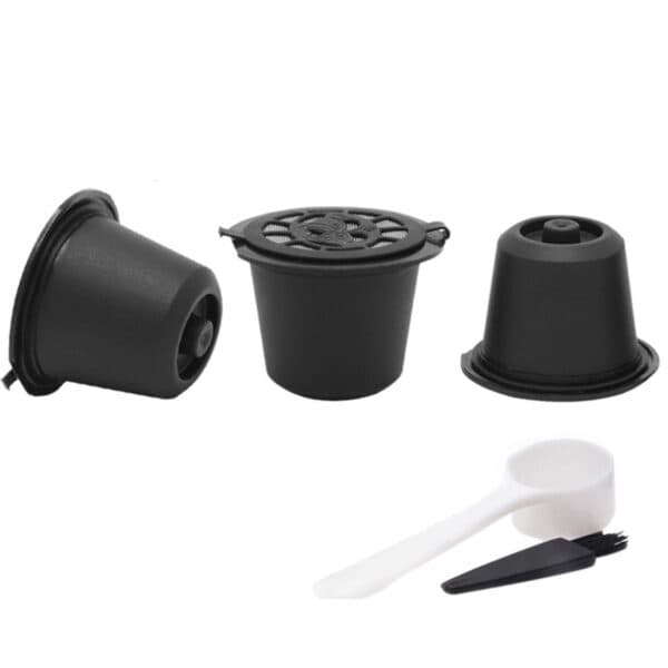 Genanvendelige kaffekapsler Nespresso, 5-pak sort