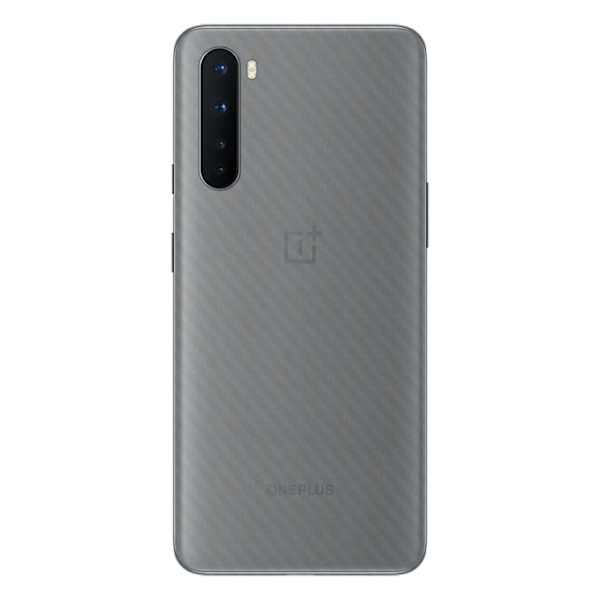 3-pack OnePlus North Carbon Fiber Skin tarran suojakalvo takaisin läpinäkyvä