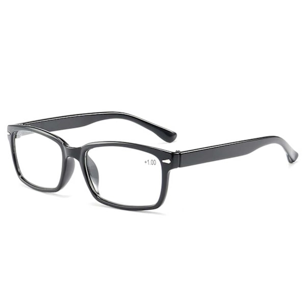 Slim Black Reading Glasses Strength 1,0 Briller sort