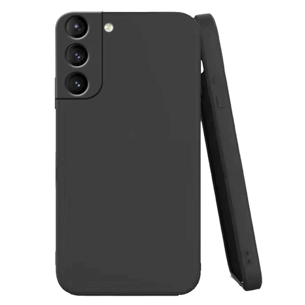 Ohut musta galaxy s22 plus shell -mobiili kuori linssipeitteellä musta