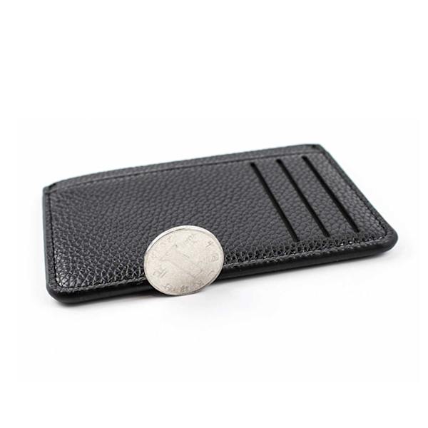 Rummelig kortholder 9 Pocket Wallet Kreditkort Holder Læder Brun brun