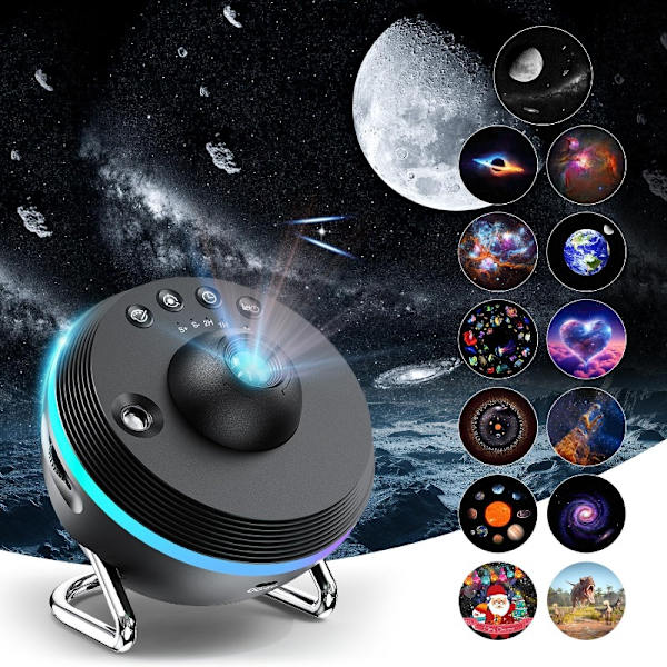 2025 4K LED Planetarium med Galakse og Stjernehimmel sort