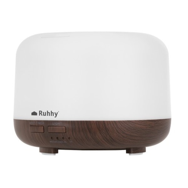 Aroma Diffuser RGB Luftfuktare med Fjärrkontroll och Eterisk Olja flerfärgad