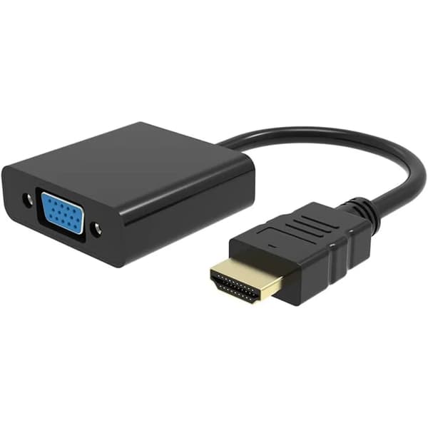 HDMI till VGA Adapter Svart Svart