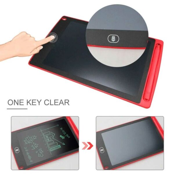 Digital tegnebrett for barn og voksne - 8,5 "LCD - Skriv og tegne svart